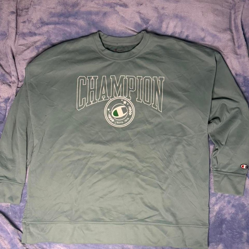 Green champion crewneck sweatshirt‎ men size xl